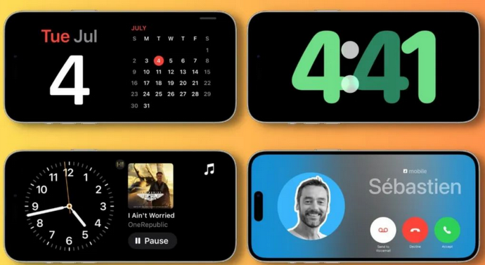 彰武苹果手机维修分享iOS17横屏充电待机显示有什么好处 